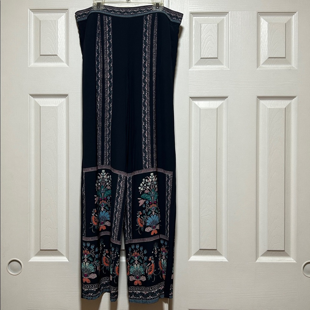 Cabellero Miller Wide Leg Floral Trousers Pant - Size Medium - Picture 2 of 8